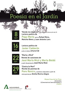 Ciclo 'Poesía en el Jardín' en el Museo Casa de los Tiros de Granada (hasta el 29/09/20)